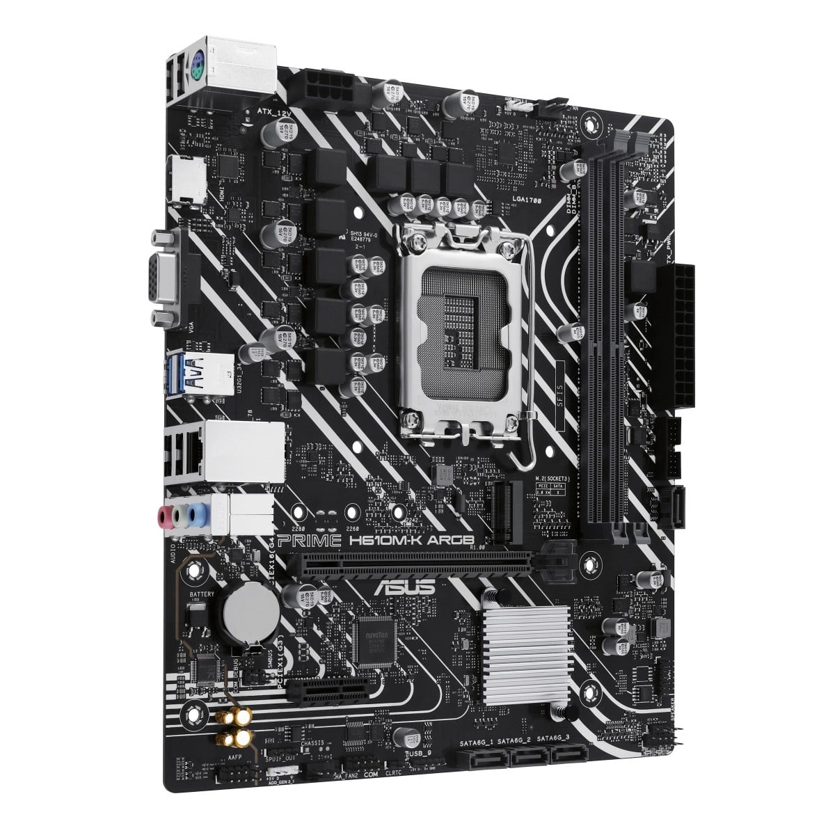 ASUS ASUS PRIME H610M-K ARGB Intel H610 LGA 1700 micro ATX - COMPONENTI | TecnoCARE.net Sabaudia, Latina, Terracina, San Felice Circeo e Pontinia