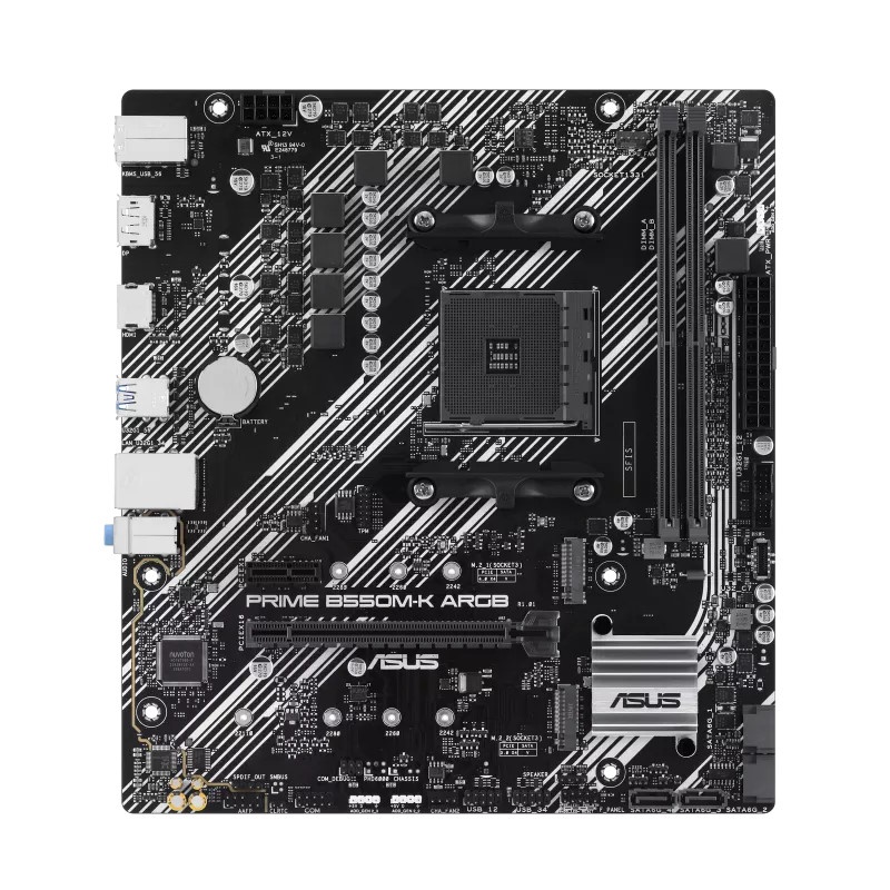 ASUS ASUS PRIME B550M-K ARGB AMD B550 Socket AM4 micro ATX - COMPONENTI | TecnoCARE.net Sabaudia, Latina, Terracina, San Felice Circeo e Pontinia
