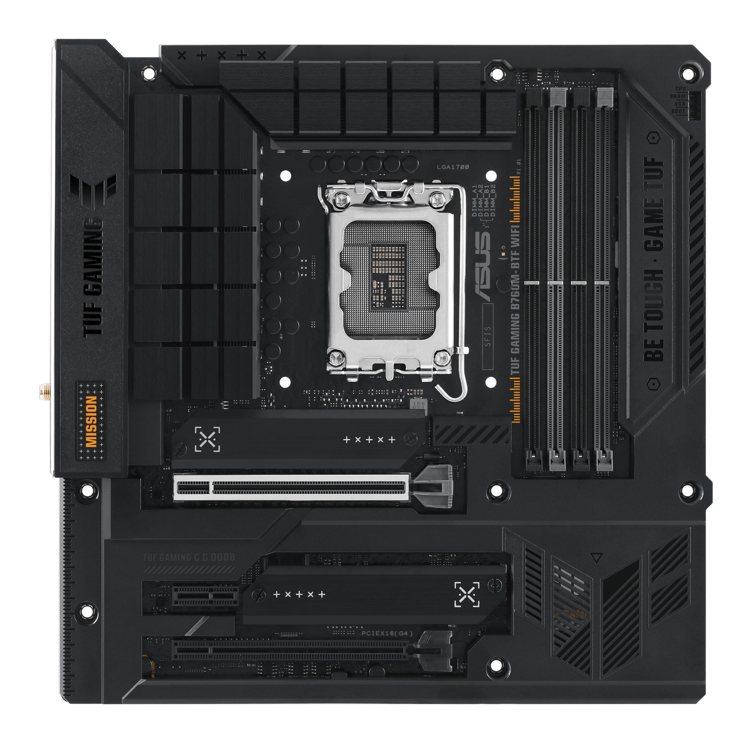 ASUS ASUS TUF GAMING B760M-BTF WIFI Intel B760 LGA 1700 micro ATX - COMPONENTI | TecnoCARE.net Sabaudia, Latina, Terracina, San Felice Circeo e Pontinia