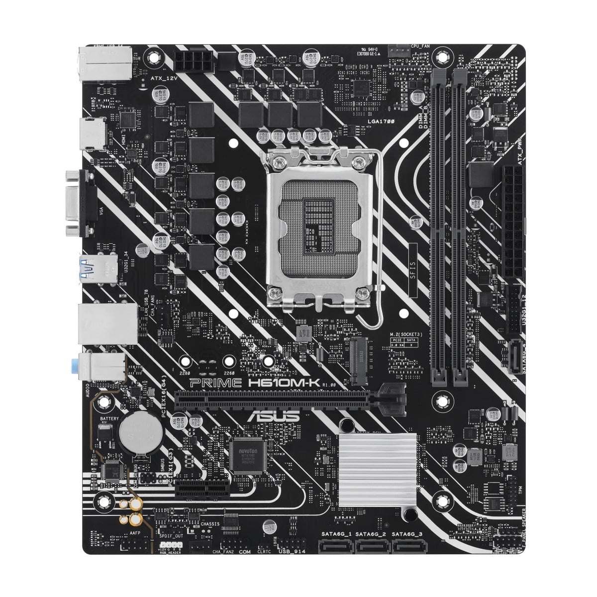 ASUS ASUS Prime H610M-K Intel H610 LGA 1700 micro ATX - COMPONENTI | TecnoCARE.net Sabaudia, Latina, Terracina, San Felice Circeo e Pontinia