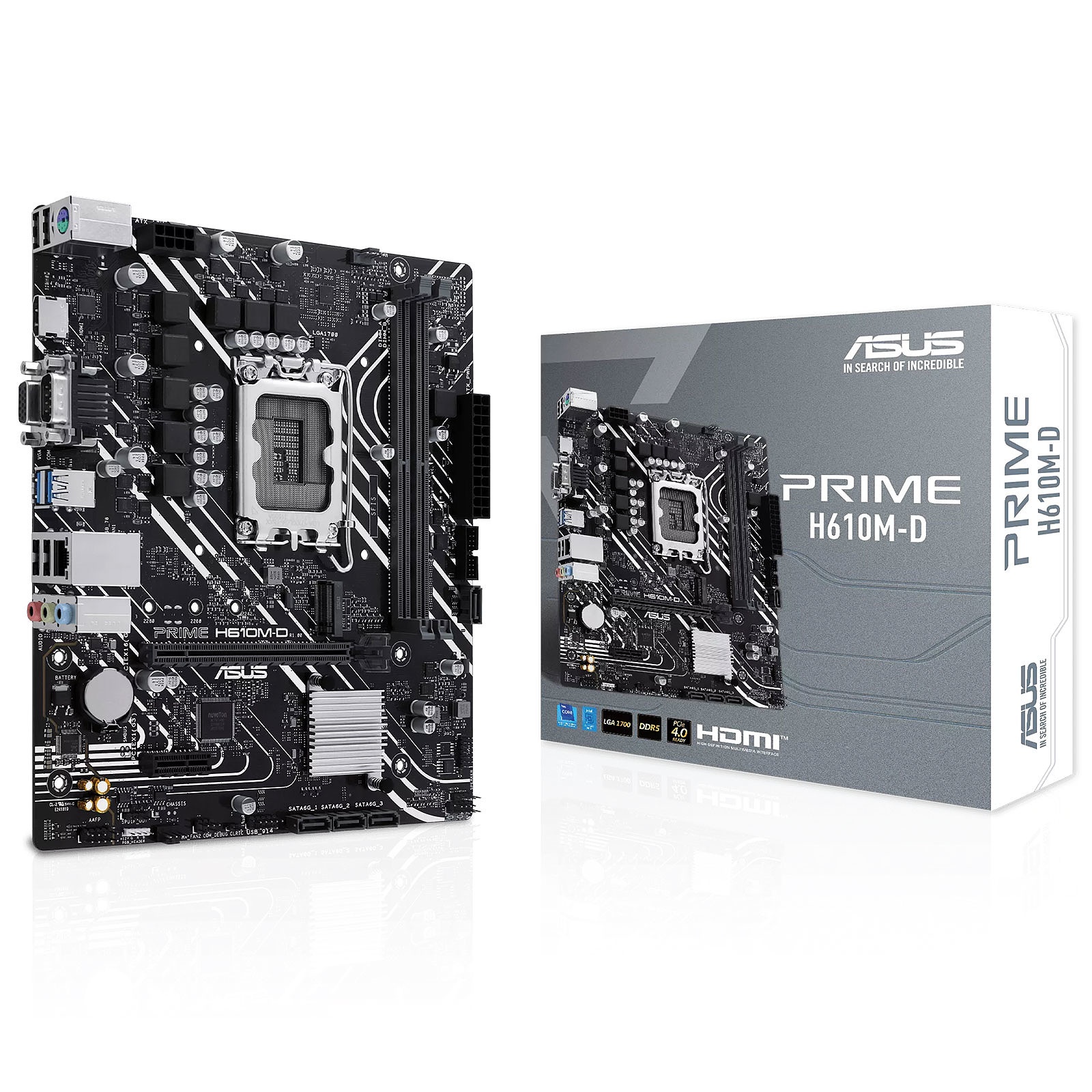 ASUS ASUS PRIME H610M-D Intel H610 LGA 1700 micro ATX - COMPONENTI | TecnoCARE.net Sabaudia, Latina, Terracina, San Felice Circeo e Pontinia