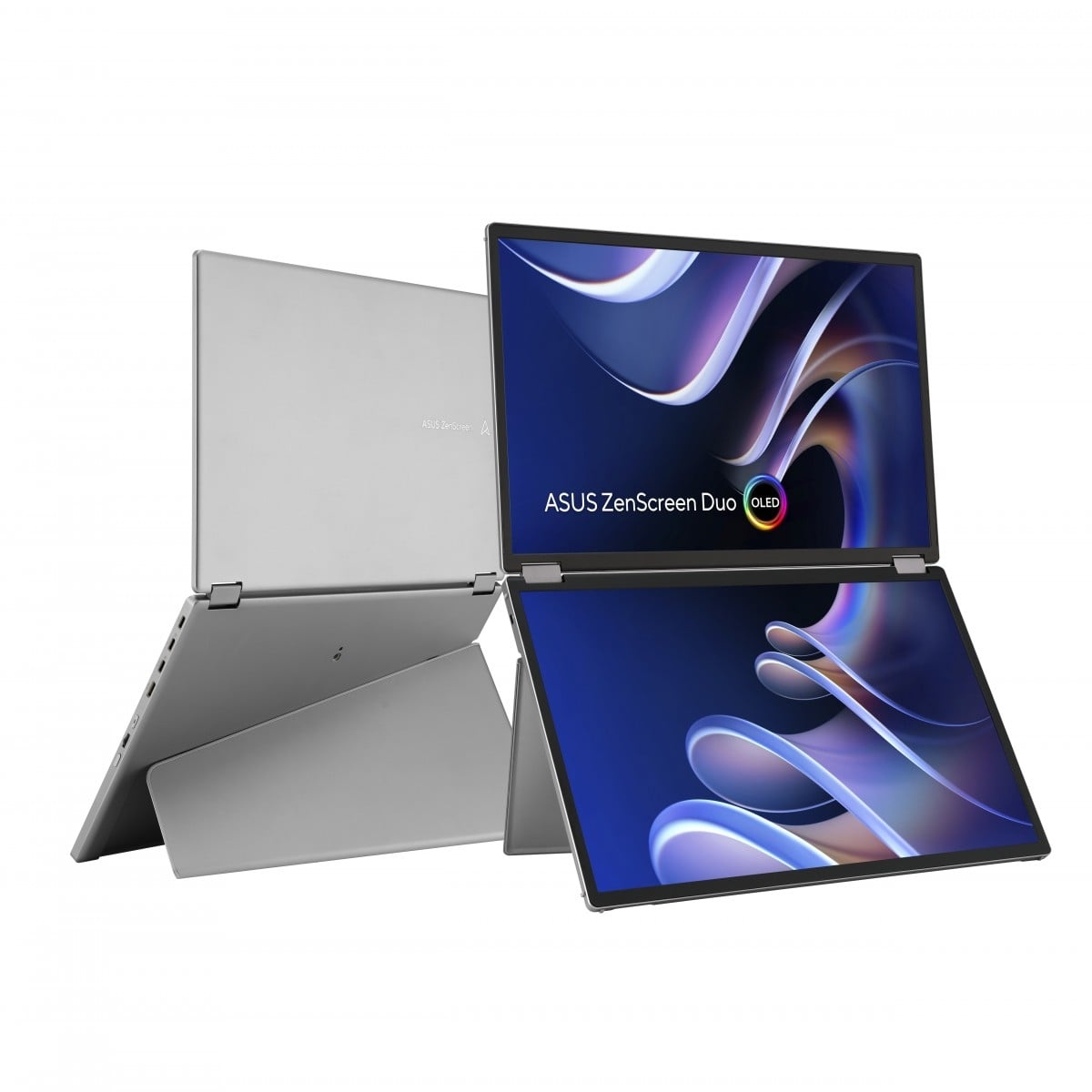 ASUS ASUS ZenScreen Duo OLED MQ149CD Monitor PC 35,6 cm (14") 1920 x 1200 Pixel WUXGA Argento - MONITOR E ACCESSORI | TecnoCARE.net Sabaudia, Latina, Terracina, San Felice Circeo e Pontinia
