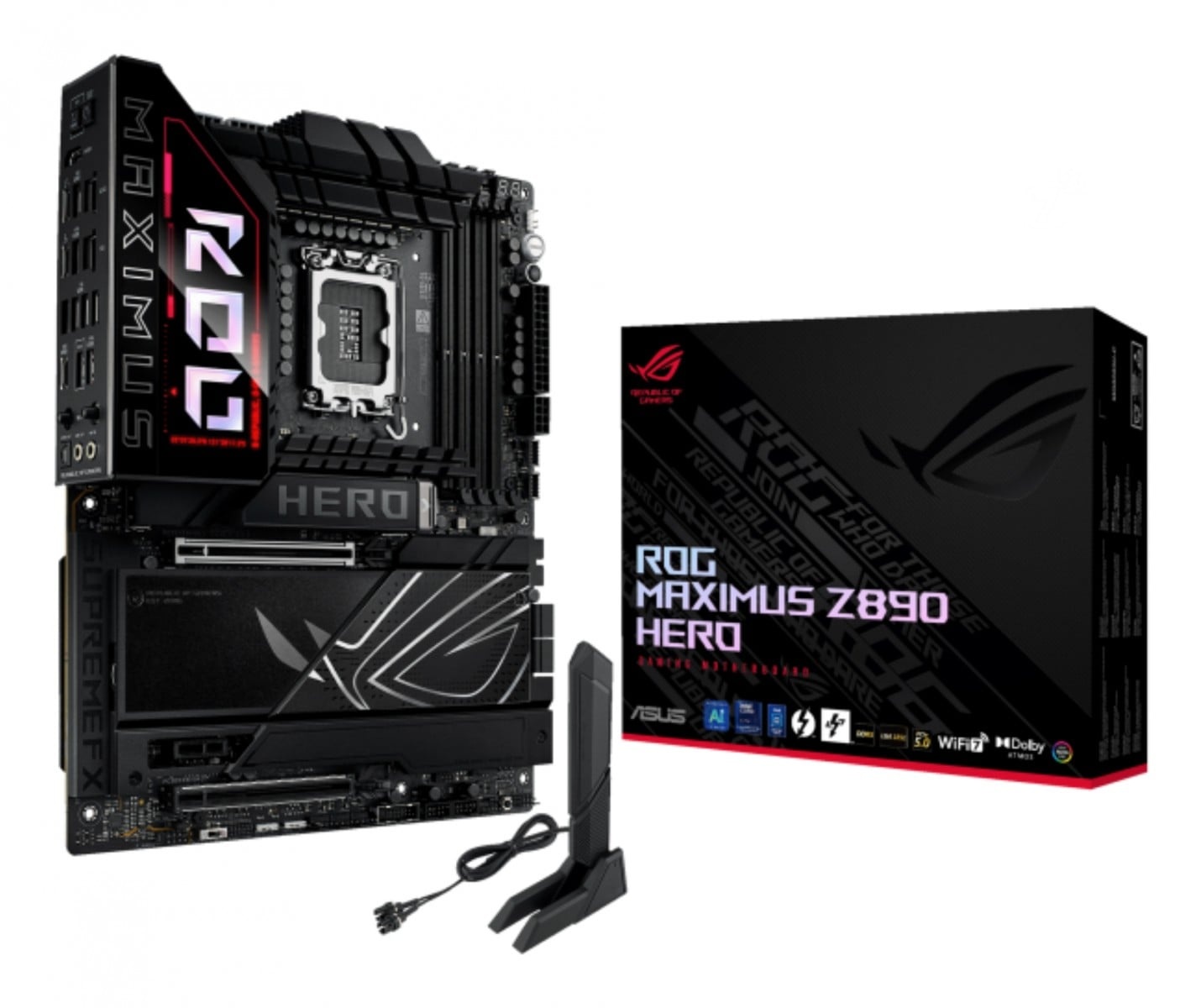 ASUS ASUS ROG MAXIMUS Z890 HERO Intel Z890 LGA 1851 (Socket V1) ATX - COMPONENTI | TecnoCARE.net Sabaudia, Latina, Terracina, San Felice Circeo e Pontinia