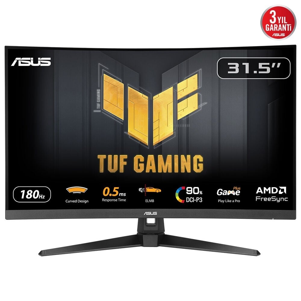 ASUS ASUS TUF Gaming VG32WQ3B Monitor PC 80 cm (31.5") 2560 x 1440 Pixel Quad HD LED Nero - MONITOR E ACCESSORI | TecnoCARE.net Sabaudia, Latina, Terracina, San Felice Circeo e Pontinia