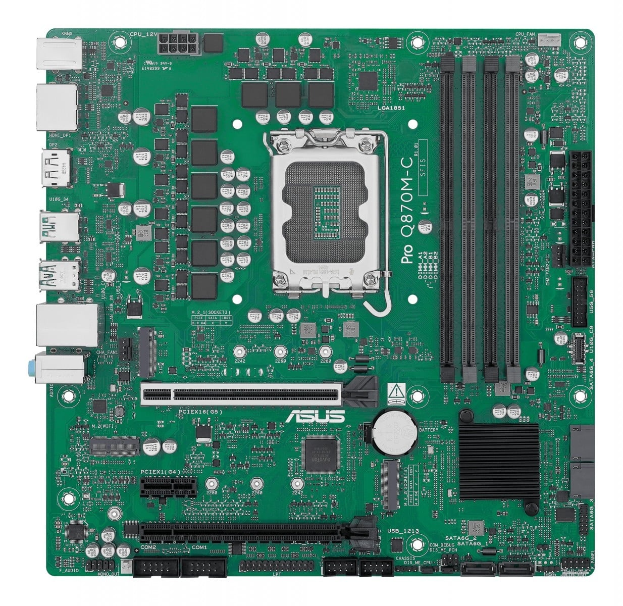 ASUS ASUS PRO Q870M-C-CSM Intel Q870 LGA 1851 (Socket V1) micro ATX - COMPONENTI | TecnoCARE.net Sabaudia, Latina, Terracina, San Felice Circeo e Pontinia
