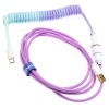 DUCKY Ducky Premicord Azure Cable Coiled, USB Type C a Type A - 1,8m - TASTIERE | TecnoCARE.net Sabaudia, Latina, Terracina, San Felice Circeo e Pontinia