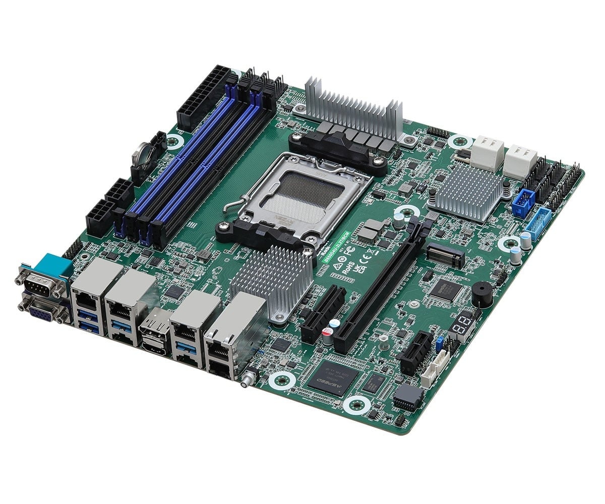 ASROCK ASRock B650D4U-2L2T/BCM, 1xSKT AM5, AMD Ryzen 7000, B650E, 4xDIMM, SATA, 1xM.2, 2xGbE, 2x10GbE, IPMI - COMPONENTI | TecnoCARE.net Sabaudia, Latina, Terracina, San Felice Circeo e Pontinia