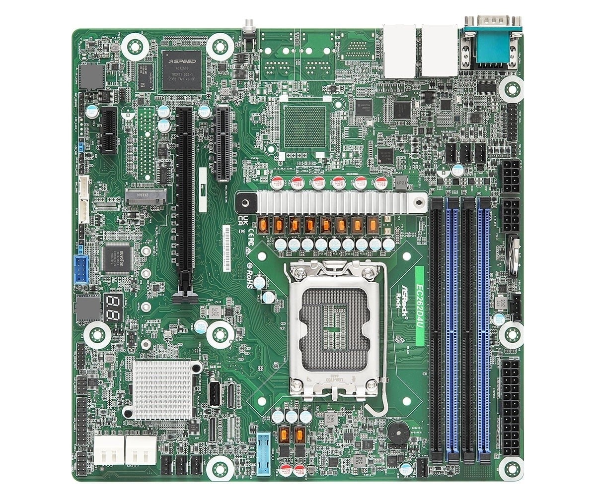ASROCK ASRock EC262D4U, 1xSKT LGA 1700, Intel E-2400, C262, SATA, NVMe, 1xM.2, 2x10GbE, 2xGbE, IPMI - COMPONENTI | TecnoCARE.net Sabaudia, Latina, Terracina, San Felice Circeo e Pontinia