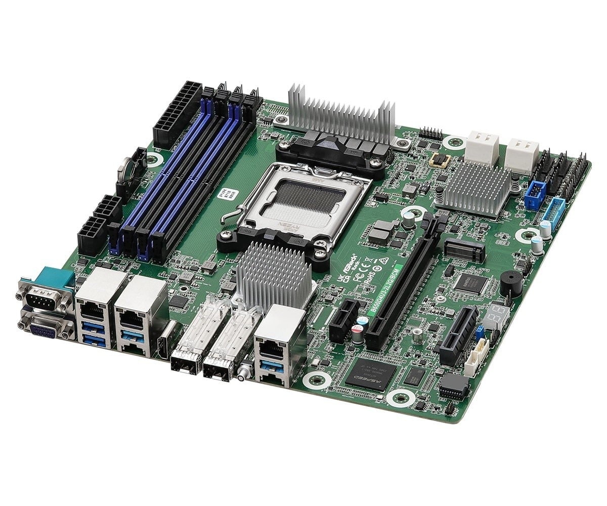 ASROCK ASRock B650D4U3-2L2Q/BCM, 1xSKT LGA 1718, AMD Ryzen 9000, B650E, SATA, 1xM.2, 2x25GbE, 2xGbE, IPMI - COMPONENTI | TecnoCARE.net Sabaudia, Latina, Terracina, San Felice Circeo e Pontinia