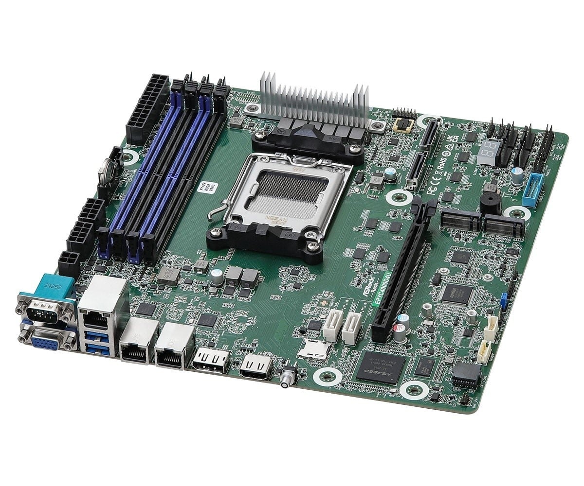 ASROCK ASRock EPYC4000D4U, 1xSKT LGA 1718, AMD EPYC 4005, KNOLL3 X600, SATA, NVMe, 2xM.2, 2xGbE, IPMI - COMPONENTI | TecnoCARE.net Sabaudia, Latina, Terracina, San Felice Circeo e Pontinia