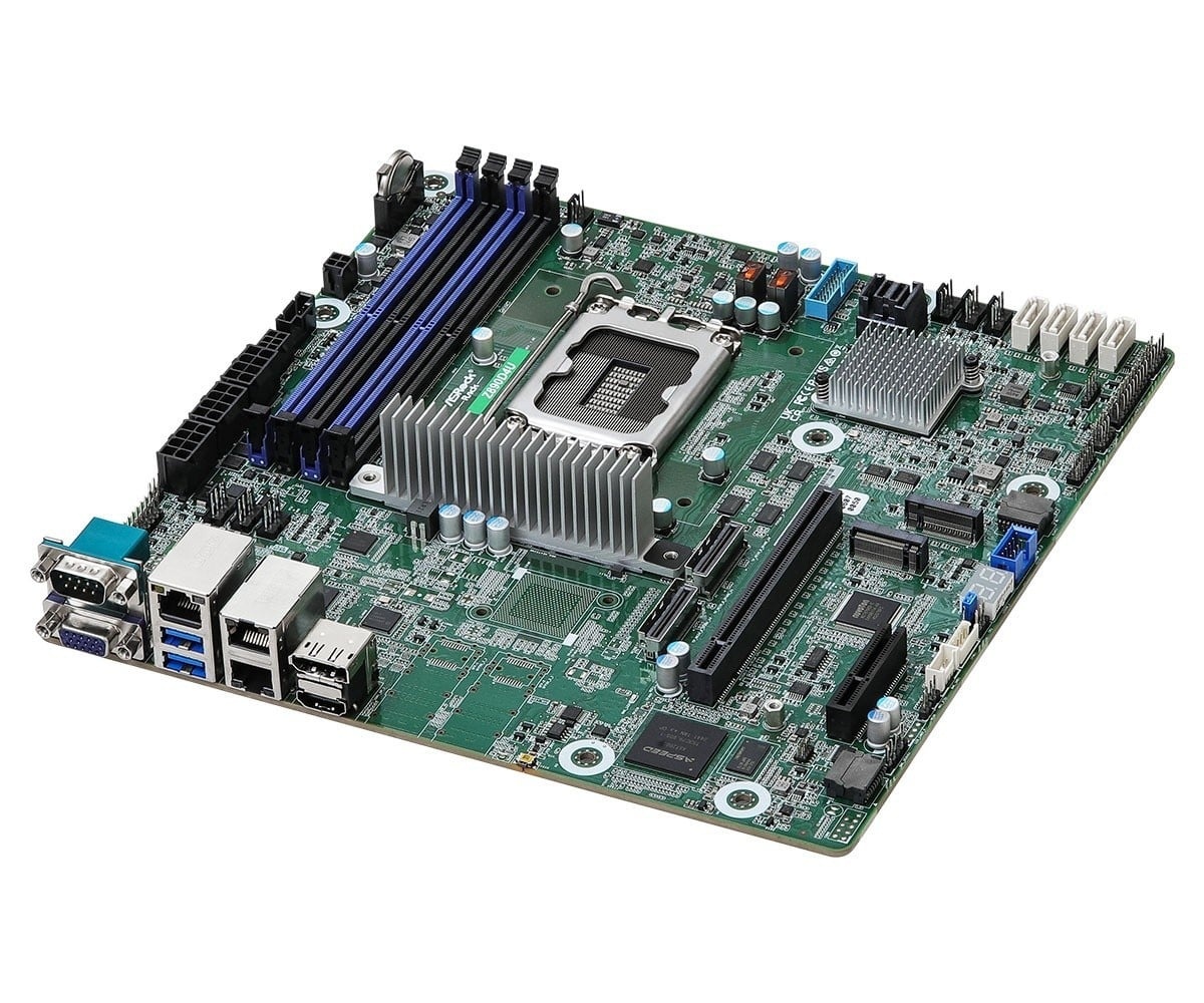 ASROCK ASRock Z890D4U, 1xSKT LGA 1851, Intel Core Ultra, Z890, SATA, 2xM.2, 2xGbE, IPMI - COMPONENTI | TecnoCARE.net Sabaudia, Latina, Terracina, San Felice Circeo e Pontinia