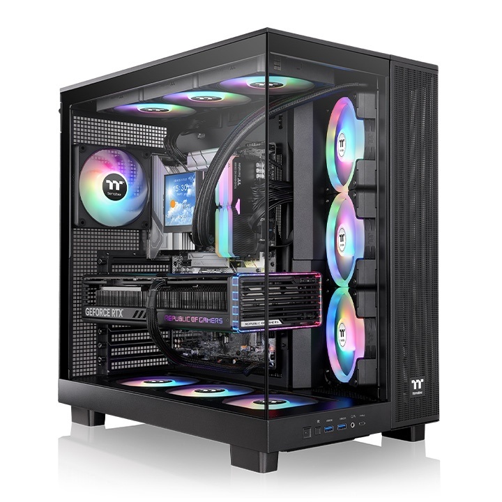 THERMALTAKE Thermaltake View 380 XL TG ARGB, Vetro Temperato - Nero - CASE | TecnoCARE.net Sabaudia, Latina, Terracina, San Felice Circeo e Pontinia