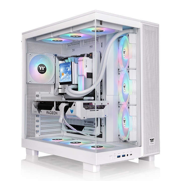 THERMALTAKE Thermaltake View 380 XL TG ARGB, Vetro Temperato - Bianco - CASE | TecnoCARE.net Sabaudia, Latina, Terracina, San Felice Circeo e Pontinia
