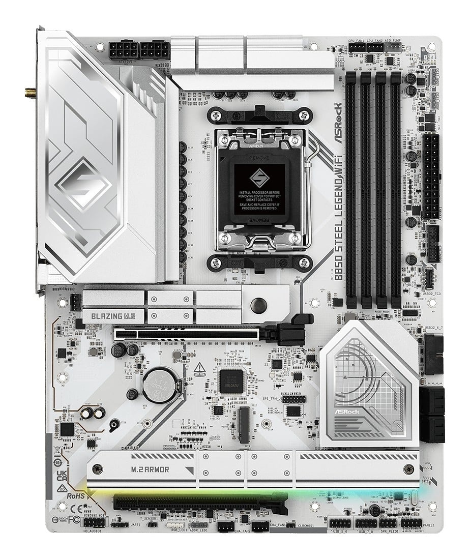 ASROCK Asrock B850 Steel Legend WiFi AMD B850 Socket AM5 ATX - COMPONENTI | TecnoCARE.net Sabaudia, Latina, Terracina, San Felice Circeo e Pontinia