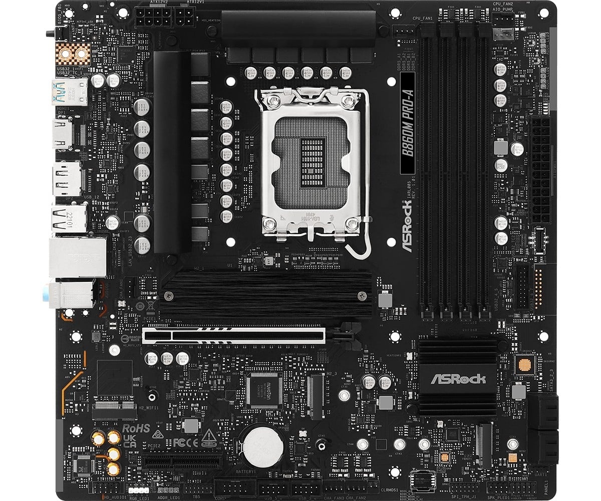 ASROCK Asrock B860M Pro-A Intel B860 LGA 1851 (Socket V1) micro ATX - COMPONENTI | TecnoCARE.net Sabaudia, Latina, Terracina, San Felice Circeo e Pontinia