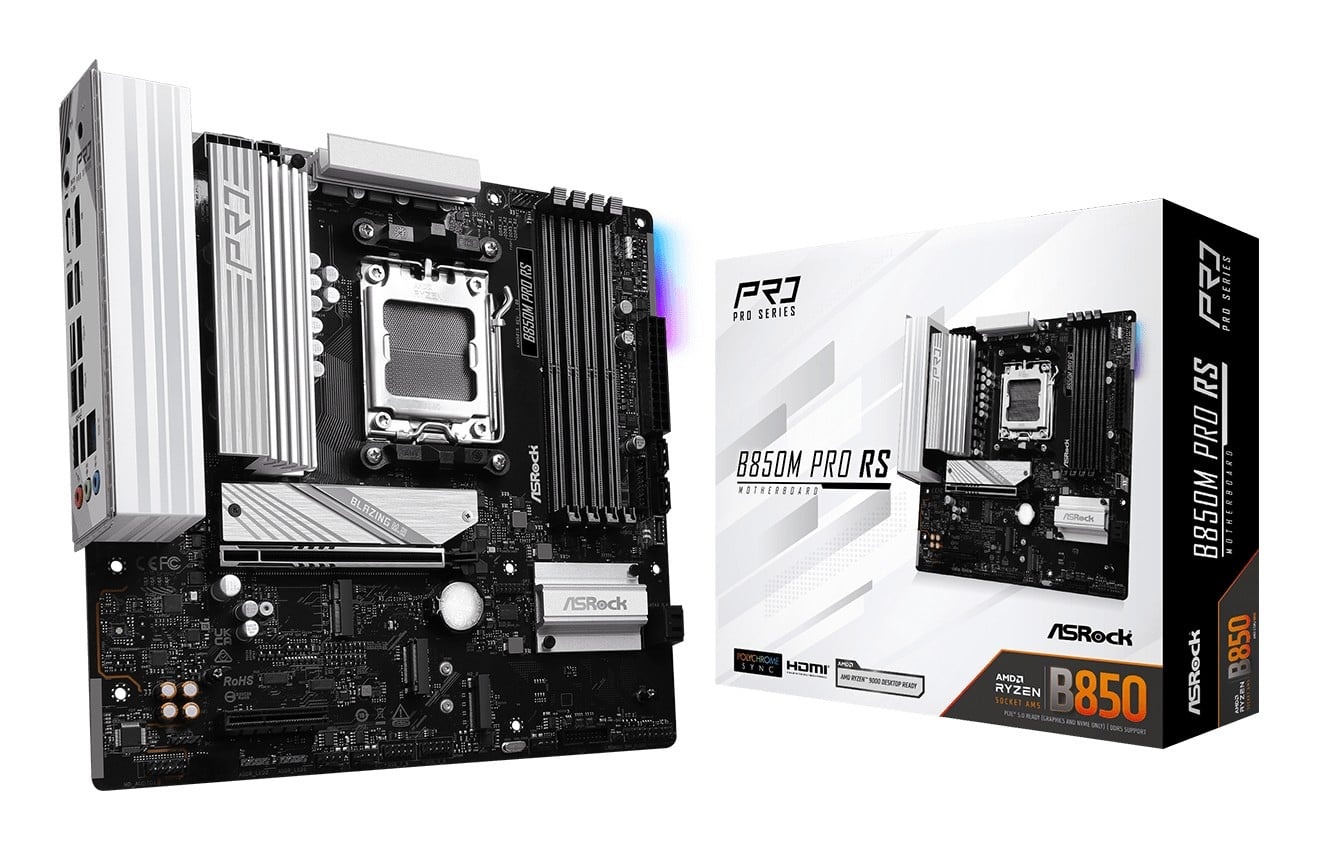 ASROCK ASRock B850M Pro RS Scheda madre AMD Ryzen 7000 con supporto DDR5 - COMPONENTI | TecnoCARE.net Sabaudia, Latina, Terracina, San Felice Circeo e Pontinia