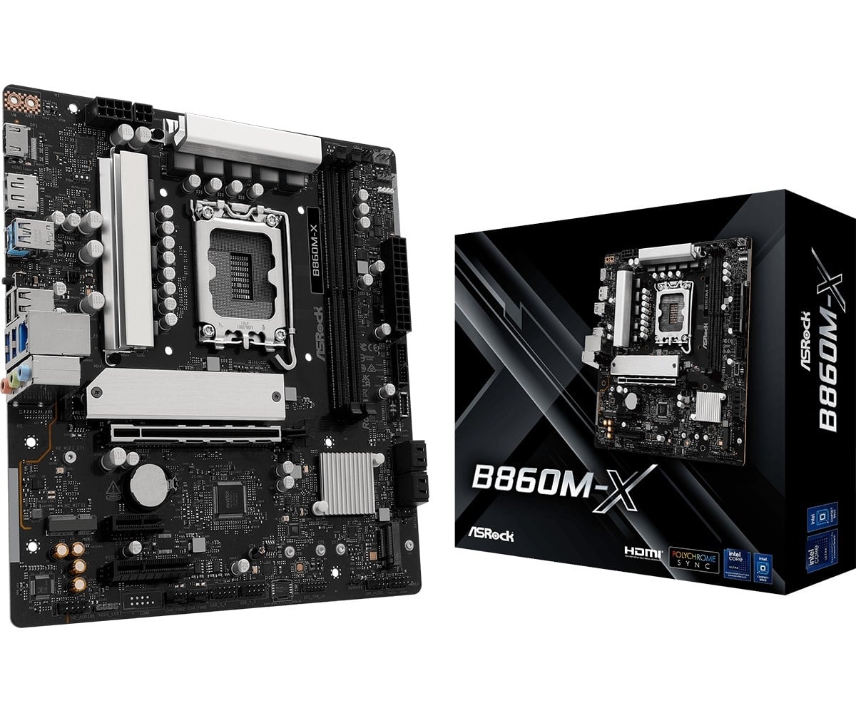 ASROCK Asrock B860M-X Intel B860 LGA 1851 (Socket V1) micro ATX - COMPONENTI | TecnoCARE.net Sabaudia, Latina, Terracina, San Felice Circeo e Pontinia