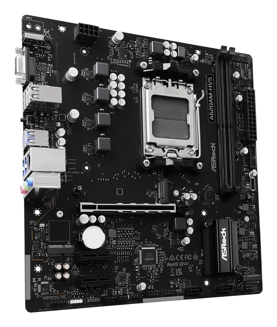 ASROCK Asrock A620AM-HVS AMD A620A Socket AM5 micro ATX - COMPONENTI | TecnoCARE.net Sabaudia, Latina, Terracina, San Felice Circeo e Pontinia
