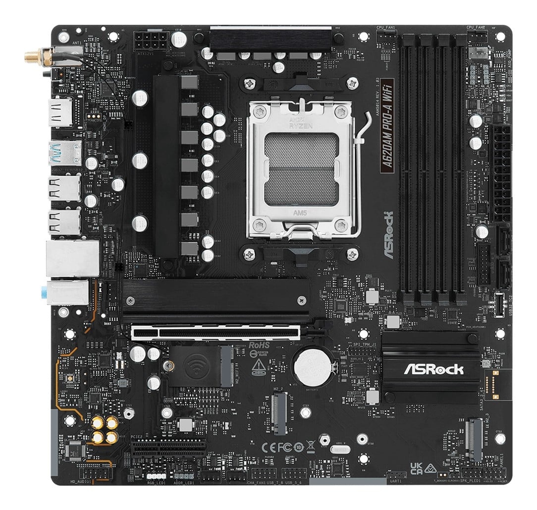 ASROCK Asrock A620AM PRO-A WIFI scheda madre AMD A620 Socket AM5 micro ATX - COMPONENTI | TecnoCARE.net Sabaudia, Latina, Terracina, San Felice Circeo e Pontinia