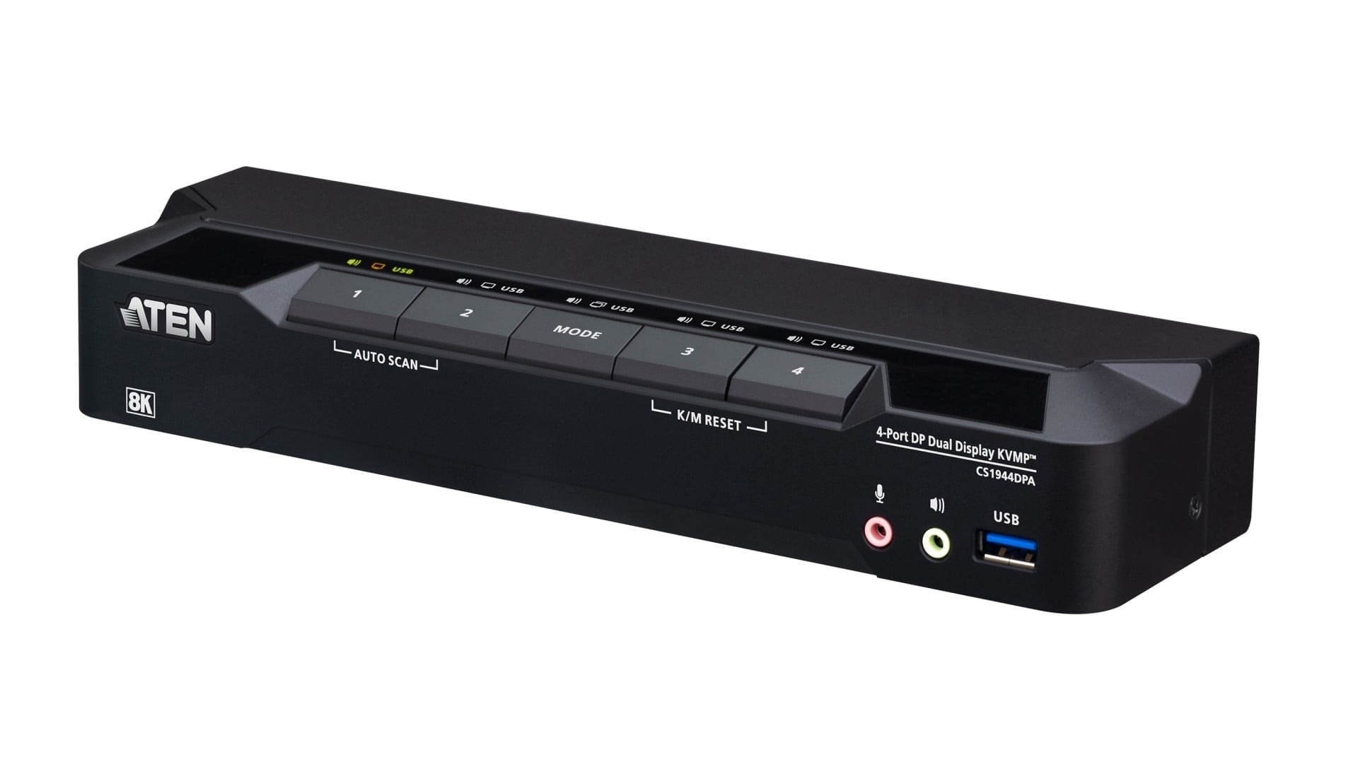 ATEN Aten CS1944DPA-AT-G 4P USB3.0 8K DP Doppio Display KVMP™ Sw - TASTIERE E CONTROLLER | TecnoCARE.net Sabaudia, Latina, Terracina, San Felice Circeo e Pontinia