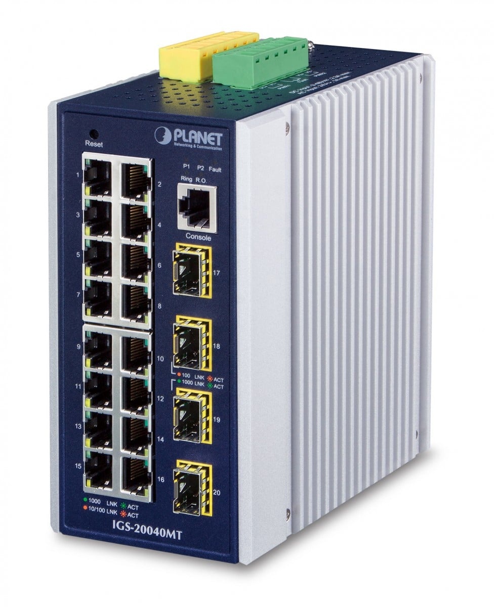 PLANET PLANET IGS-20040MT switch di rete Gestito L2+ Gigabit Ethernet (10/100/1000) Blu, Bianco - RETI | TecnoCARE.net Sabaudia, Latina, Terracina, San Felice Circeo e Pontinia