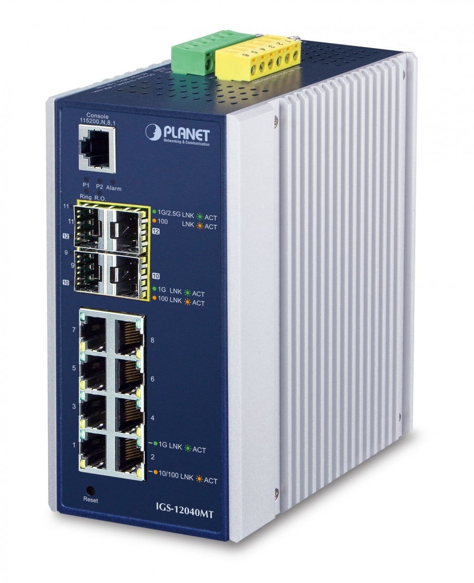 PLANET PLANET IGS-12040MT switch di rete Gestito L2+ Gigabit Ethernet (10/100/1000) Blu, Bianco - RETI | TecnoCARE.net Sabaudia, Latina, Terracina, San Felice Circeo e Pontinia