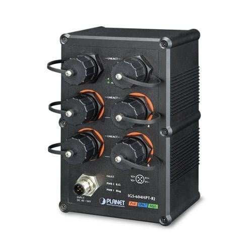 PLANET PLANET IGS-604HPT-RJ switch di rete Gestito L2+ Gigabit Ethernet (10/100/1000) Supporto Power over Ethernet (PoE) Nero - RETI | TecnoCARE.net Sabaudia, Latina, Terracina, San Felice Circeo e Pontinia