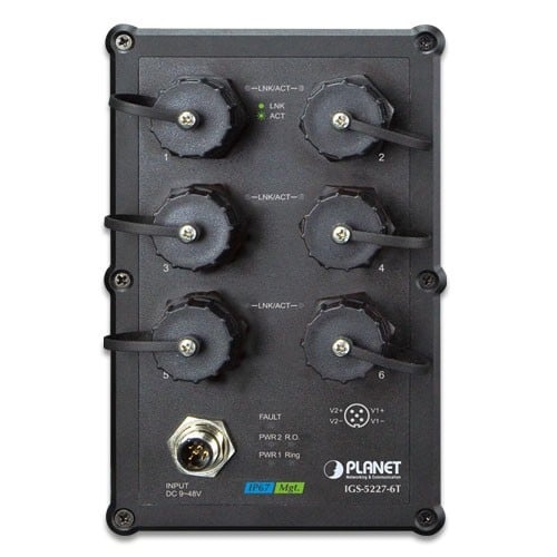 PLANET PLANET IGS-5227-6T switch di rete Gestito L2+ Gigabit Ethernet (10/100/1000) Nero - RETI | TecnoCARE.net Sabaudia, Latina, Terracina, San Felice Circeo e Pontinia