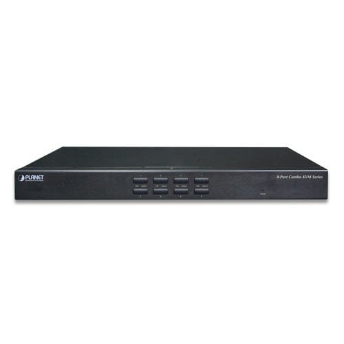 PLANET PLANET KVM-210-08 switch per keyboard-video-mouse (kvm) Montaggio rack Nero - TASTIERE E CONTROLLER | TecnoCARE.net Sabaudia, Latina, Terracina, San Felice Circeo e Pontinia