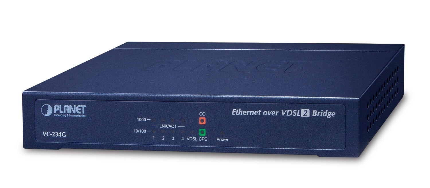 PLANET VC-234G - Bridge di rete - 1000 Mbit/s - Collegamento ethernet LAN - Blu - RETI | TecnoCARE.net Sabaudia, Latina, Terracina, San Felice Circeo e Pontinia