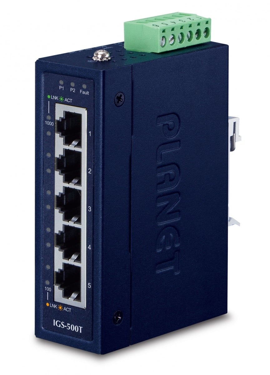 PLANET PLANET IGS-500T switch di rete Non gestito Gigabit Ethernet (10/100/1000) Blu - RETI | TecnoCARE.net Sabaudia, Latina, Terracina, San Felice Circeo e Pontinia