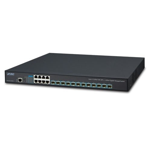 PLANET PLANET XGS-6350-12X8TR switch di rete Gestito L3 Gigabit Ethernet (10/100/1000) 1U Nero - RETI | TecnoCARE.net Sabaudia, Latina, Terracina, San Felice Circeo e Pontinia