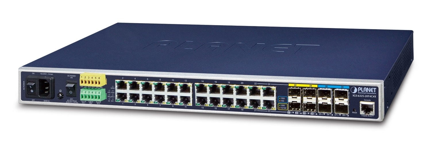PLANET PLANET IGS-6325-20T4C4X switch di rete Gestito L3 Gigabit Ethernet (10/100/1000) 1U Blu - RETI | TecnoCARE.net Sabaudia, Latina, Terracina, San Felice Circeo e Pontinia