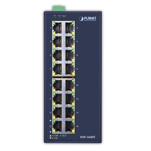 PLANET PLANET ISW-1600T switch di rete Non gestito Fast Ethernet (10/100) Blu - RETI | TecnoCARE.net Sabaudia, Latina, Terracina, San Felice Circeo e Pontinia