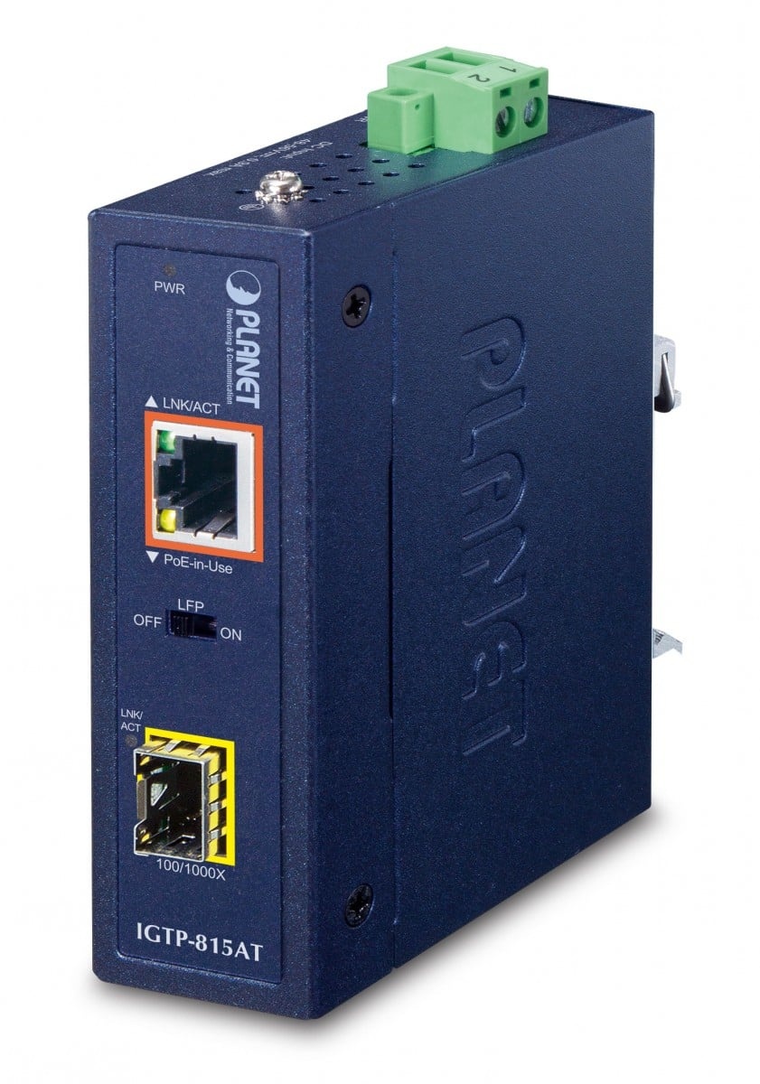 PLANET PLANET IGTP-815AT convertitore multimediale di rete 1000 Mbit/s Blu - RETI | TecnoCARE.net Sabaudia, Latina, Terracina, San Felice Circeo e Pontinia