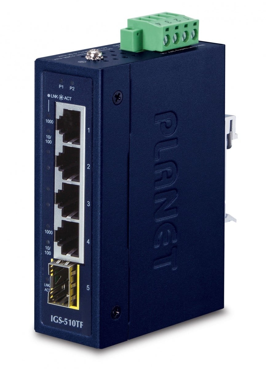 PLANET PLANET IGS-510TF switch di rete Non gestito Gigabit Ethernet (10/100/1000) Blu - RETI | TecnoCARE.net Sabaudia, Latina, Terracina, San Felice Circeo e Pontinia