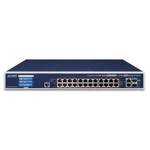 PLANET PLANET GS-6320-24UP2T2XV switch di rete Gestito L3 Gigabit Ethernet (10/100/1000) Supporto Power over Ethernet (PoE) 1.25U Blu - RETI | TecnoCARE.net Sabaudia, Latina, Terracina, San Felice Circeo e Pontinia