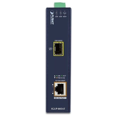 PLANET PLANET IGUP-805AT convertitore multimediale di rete 1000 Mbit/s Blu - RETI | TecnoCARE.net Sabaudia, Latina, Terracina, San Felice Circeo e Pontinia