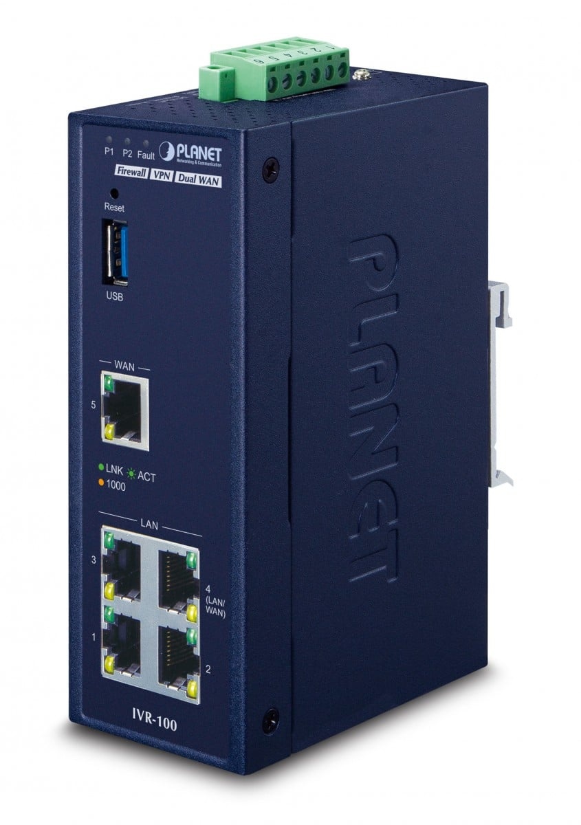PLANET PLANET Ind 5-Port 10/100/1000T attrezzatura di sicurezza VPN - RETI | TecnoCARE.net Sabaudia, Latina, Terracina, San Felice Circeo e Pontinia