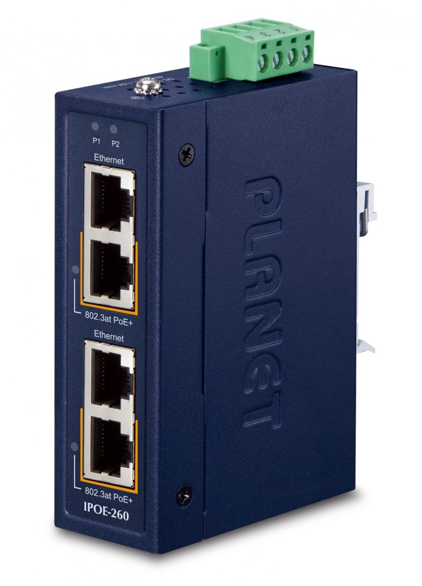 PLANET Planet IPOE-260 Switch PoE Gigabit Ethernet a 4 porte da montare a parete - RETI | TecnoCARE.net Sabaudia, Latina, Terracina, San Felice Circeo e Pontinia