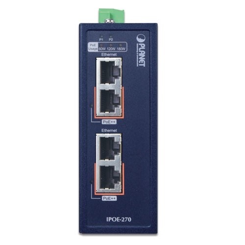 PLANET PLANET IPOE-270 switch di rete Supporto Power over Ethernet (PoE) Blu - RETI | TecnoCARE.net Sabaudia, Latina, Terracina, San Felice Circeo e Pontinia