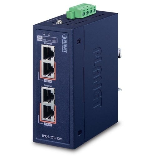 PLANET PLANET IPOE-270-12V switch di rete Supporto Power over Ethernet (PoE) Blu - RETI | TecnoCARE.net Sabaudia, Latina, Terracina, San Felice Circeo e Pontinia