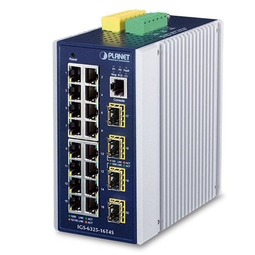 PLANET PLANET IGS-6325-16T4S switch di rete Gestito L3 Gigabit Ethernet (10/100/1000) Blu, Grigio - RETI | TecnoCARE.net Sabaudia, Latina, Terracina, San Felice Circeo e Pontinia