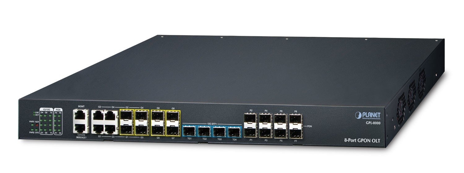 PLANET PLANET 8-Port GPON OLT with 4-Port - RETI | TecnoCARE.net Sabaudia, Latina, Terracina, San Felice Circeo e Pontinia