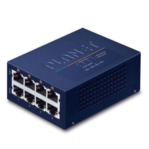 PLANET PLANET UPOE-400 switch di rete Fast Ethernet (10/100) Supporto Power over Ethernet (PoE) Blu - RETI | TecnoCARE.net Sabaudia, Latina, Terracina, San Felice Circeo e Pontinia
