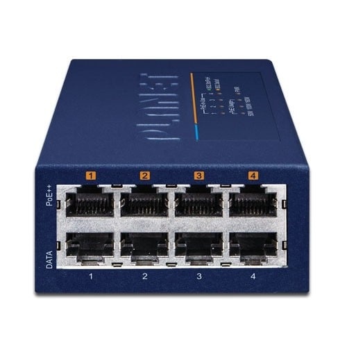 PLANET PLANET UPOE-400 switch di rete Fast Ethernet (10/100) Supporto Power over Ethernet (PoE) Blu - RETI | TecnoCARE.net Sabaudia, Latina, Terracina, San Felice Circeo e Pontinia