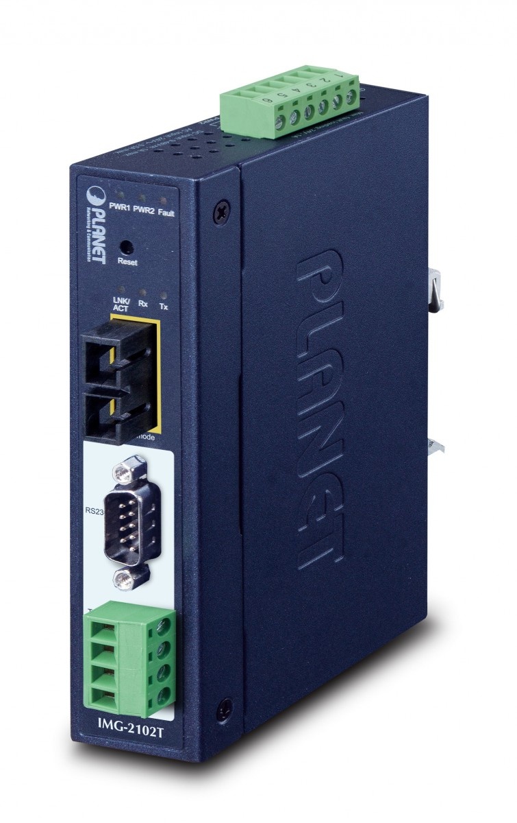 PLANET Planet IMG-2102T Switch Ethernet Industriale 1-Porta IP30 Blu - RETI | TecnoCARE.net Sabaudia, Latina, Terracina, San Felice Circeo e Pontinia