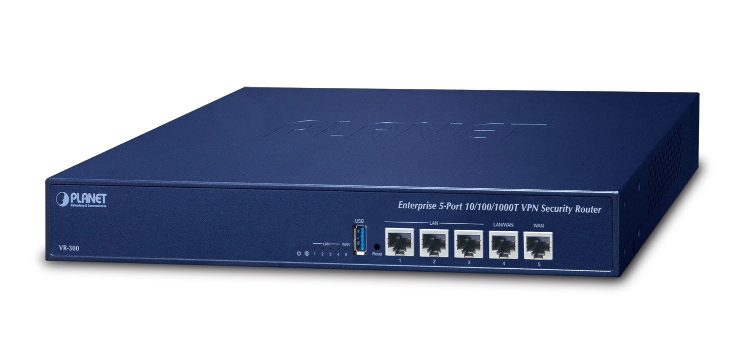 PLANET PLANET Enterprise 5-Port router cablato Gigabit Ethernet Blu - RETI | TecnoCARE.net Sabaudia, Latina, Terracina, San Felice Circeo e Pontinia