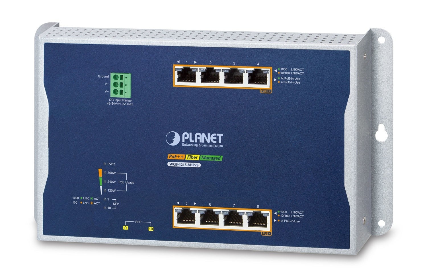 PLANET PLANET IP30, IPv6/IPv4, 4-Port Gestito L2/L2+ Gigabit Ethernet (10/100/1000) Supporto Power over Ethernet (PoE) Blu, Grigio - RETI | TecnoCARE.net Sabaudia, Latina, Terracina, San Felice Circeo e Pontinia