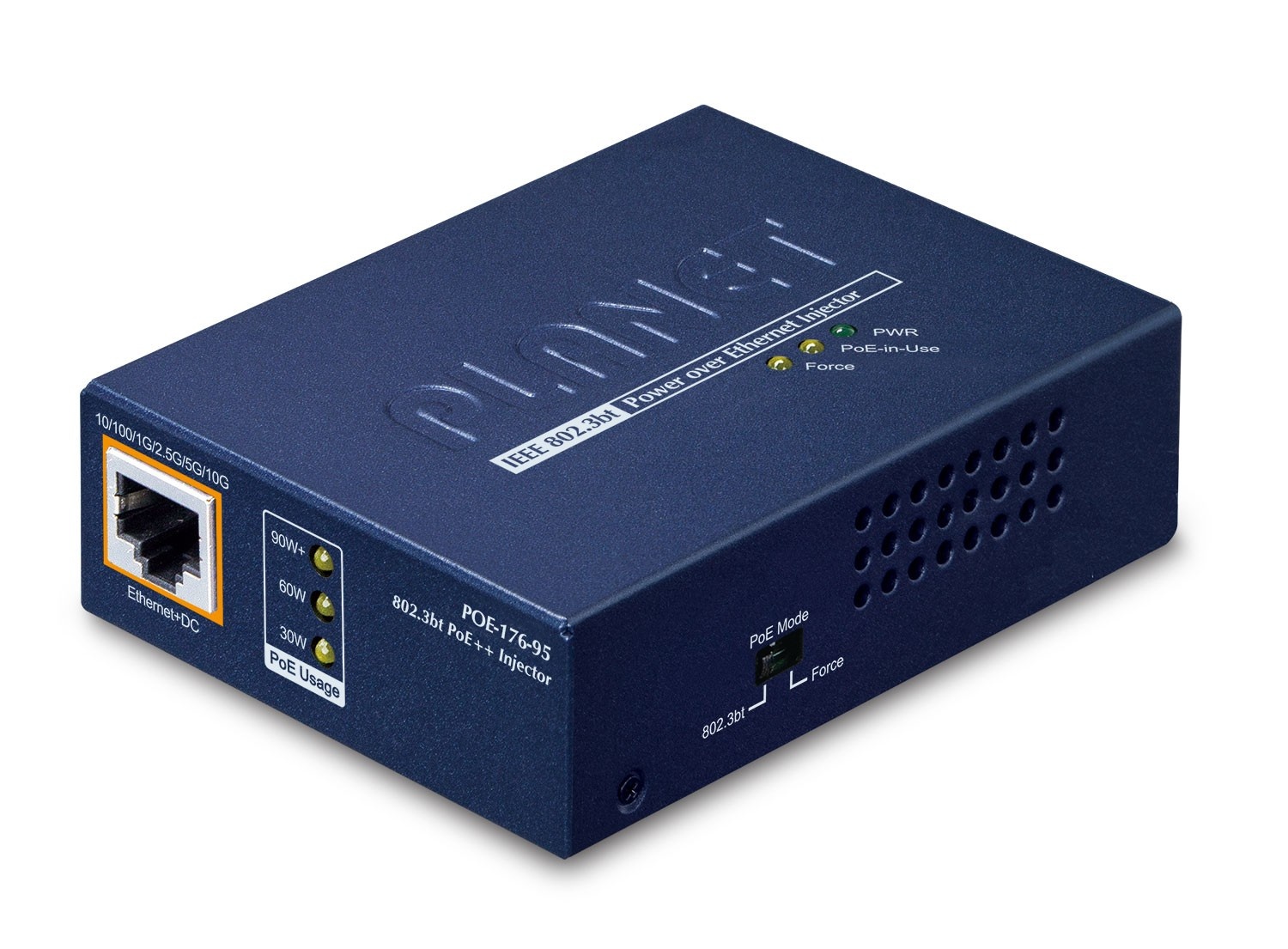 PLANET PLANET Single-Port 10Gbps 802.3bt Supporto Power over Ethernet (PoE) Blu - RETI | TecnoCARE.net Sabaudia, Latina, Terracina, San Felice Circeo e Pontinia